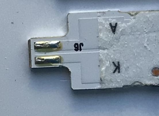 KIT DE LED'S PARA TV JVC (9 PIEZAS) / NUMERO DE PARTE LED49D05A-ZC29AG-01E / 30349005214E / E331251 / 49000M36S / 200908AC03 / PANEL CC500PV7D / MODELO LT-50MAW705 - Imagen 2